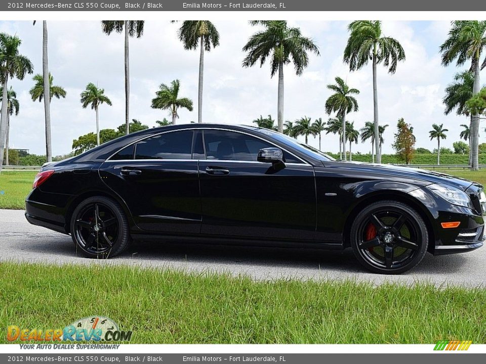 2012 Mercedes-Benz CLS 550 Coupe Black / Black Photo #5