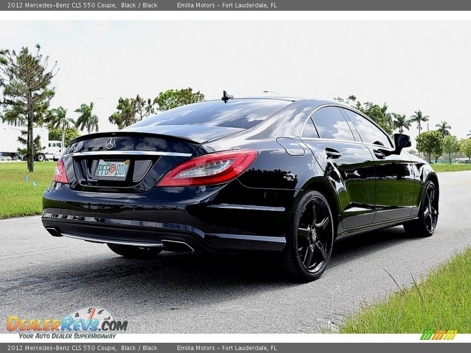 2012 Mercedes-Benz CLS 550 Coupe Black / Black Photo #6