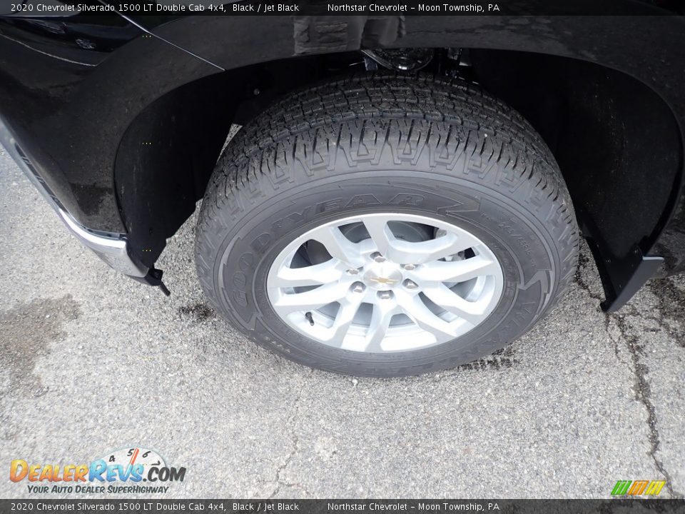 2020 Chevrolet Silverado 1500 LT Double Cab 4x4 Black / Jet Black Photo #2