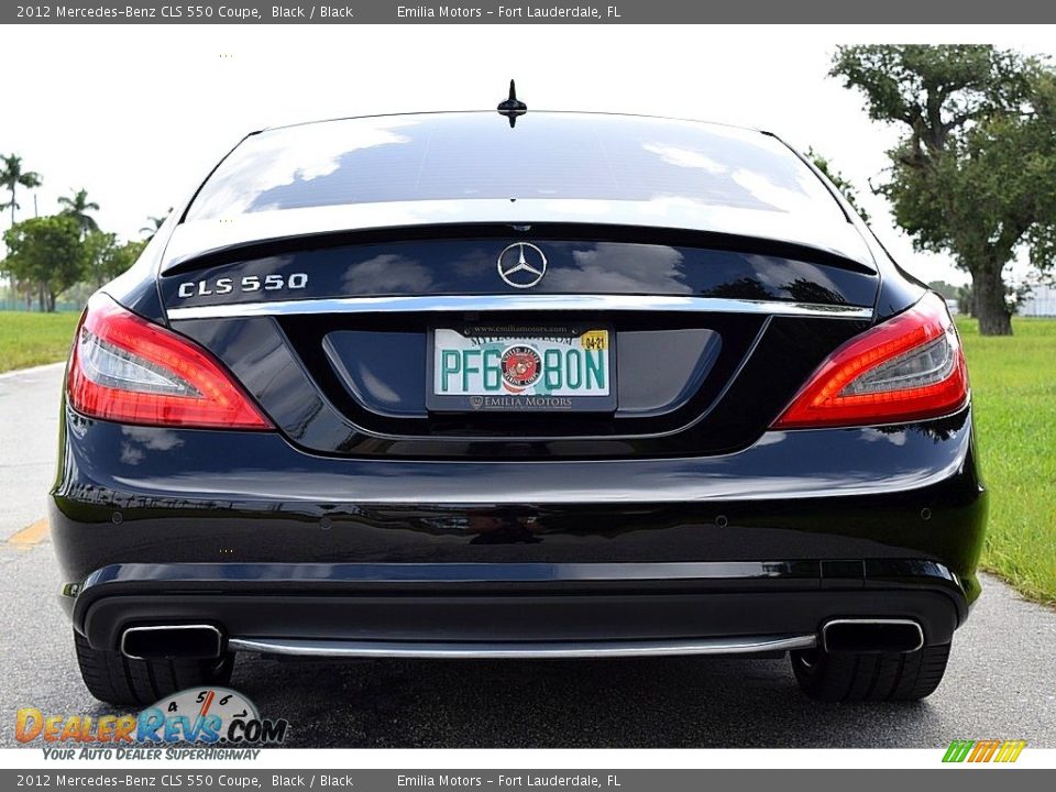 2012 Mercedes-Benz CLS 550 Coupe Black / Black Photo #11