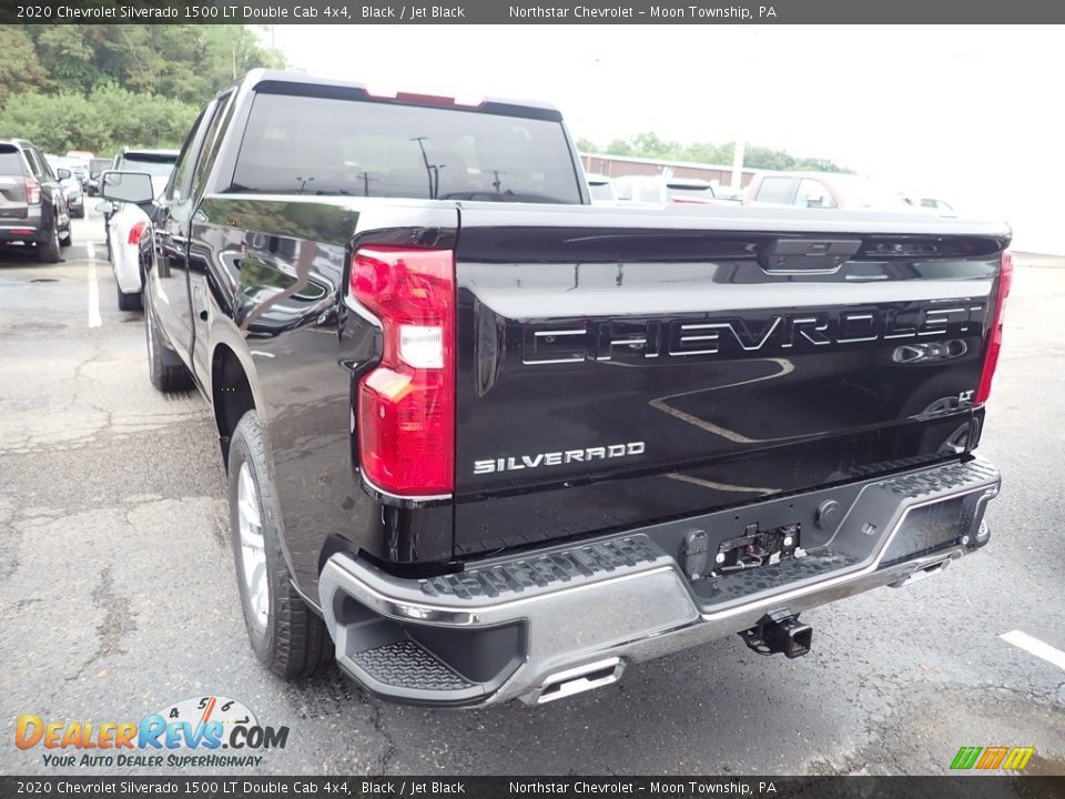 2020 Chevrolet Silverado 1500 LT Double Cab 4x4 Black / Jet Black Photo #4