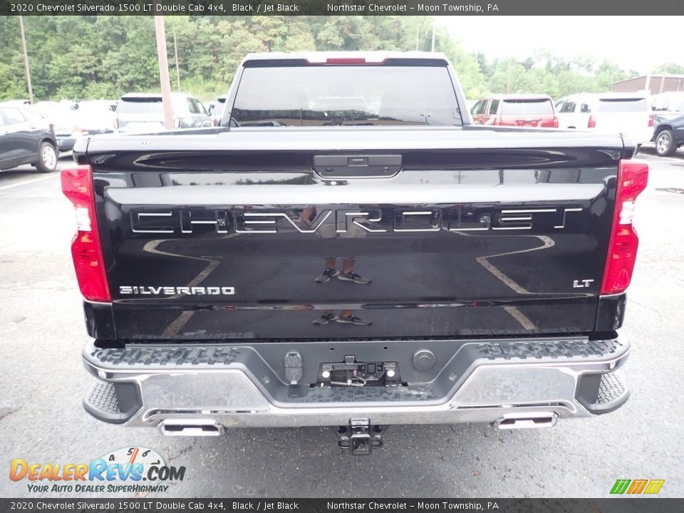 2020 Chevrolet Silverado 1500 LT Double Cab 4x4 Black / Jet Black Photo #5