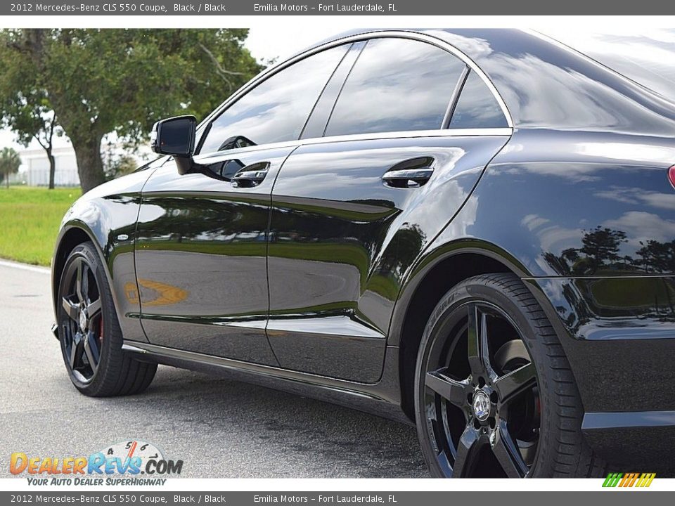 2012 Mercedes-Benz CLS 550 Coupe Black / Black Photo #15