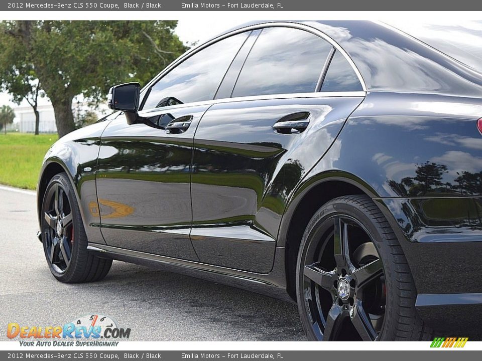 2012 Mercedes-Benz CLS 550 Coupe Black / Black Photo #15