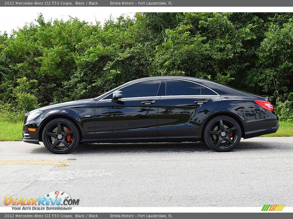 2012 Mercedes-Benz CLS 550 Coupe Black / Black Photo #16