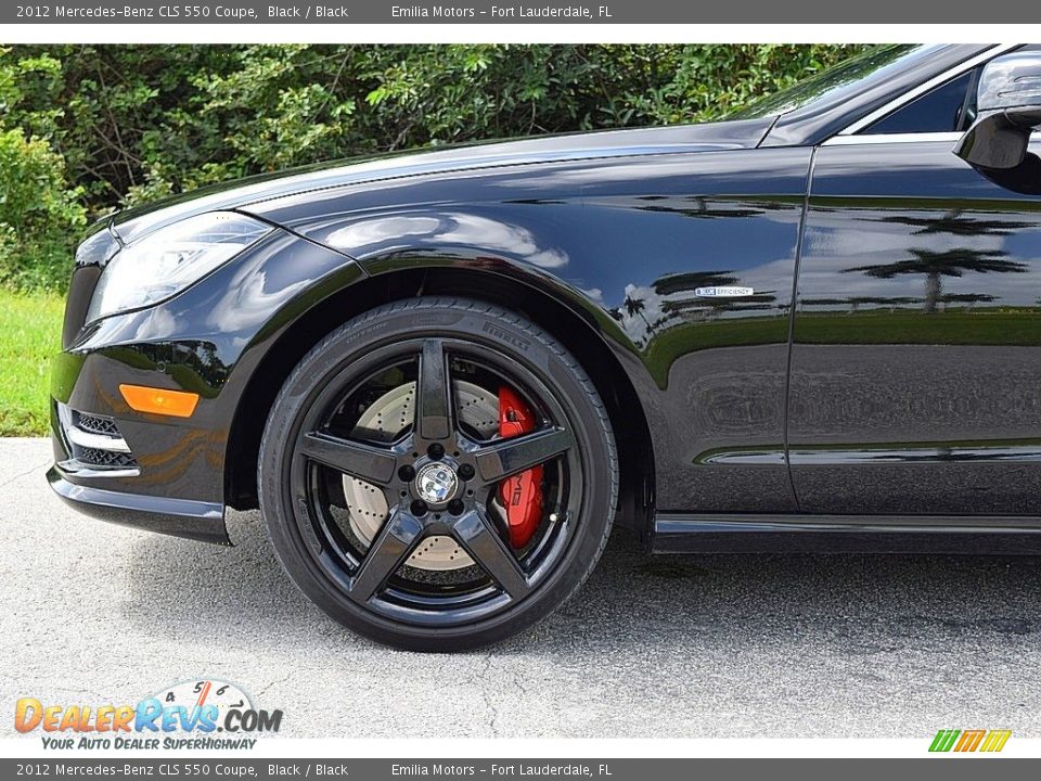 2012 Mercedes-Benz CLS 550 Coupe Black / Black Photo #17