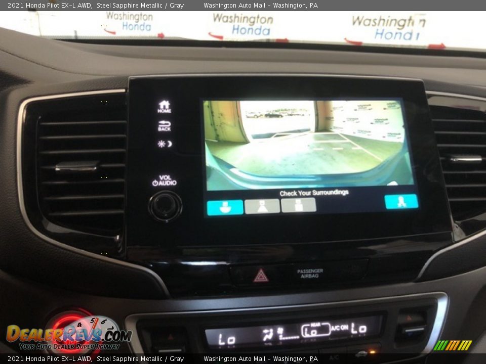 2021 Honda Pilot EX-L AWD Steel Sapphire Metallic / Gray Photo #18