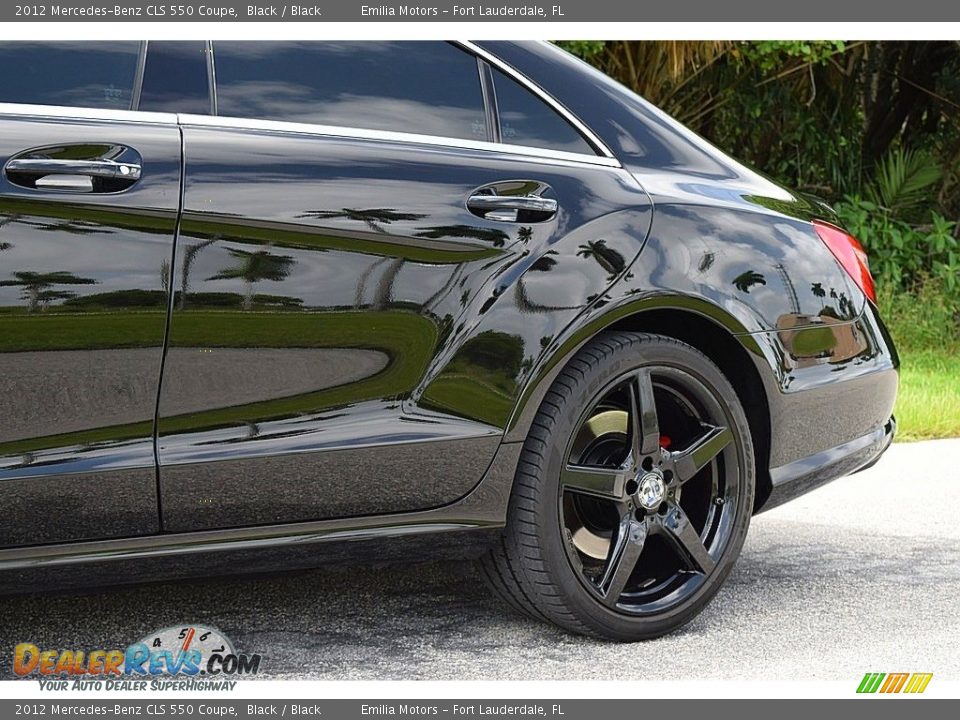 2012 Mercedes-Benz CLS 550 Coupe Black / Black Photo #19