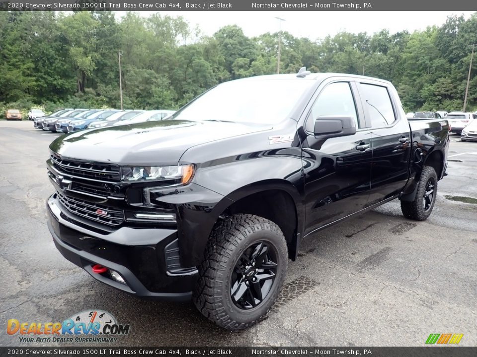 2020 Chevrolet Silverado 1500 LT Trail Boss Crew Cab 4x4 Black / Jet Black Photo #1