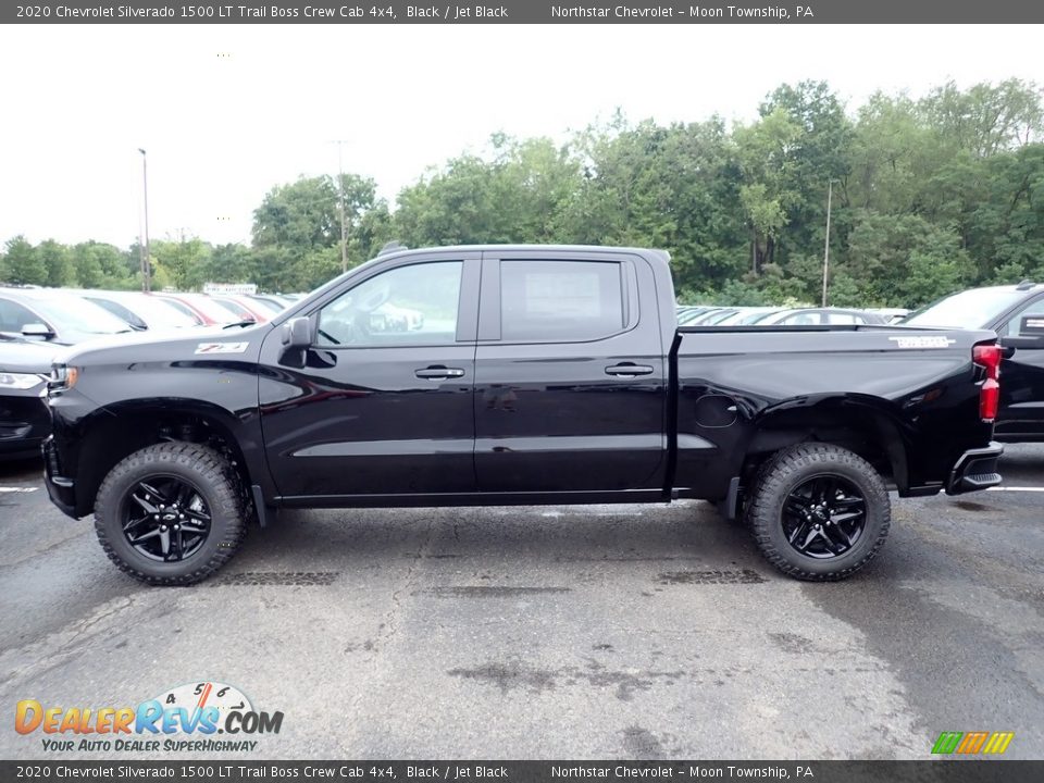 2020 Chevrolet Silverado 1500 LT Trail Boss Crew Cab 4x4 Black / Jet Black Photo #3