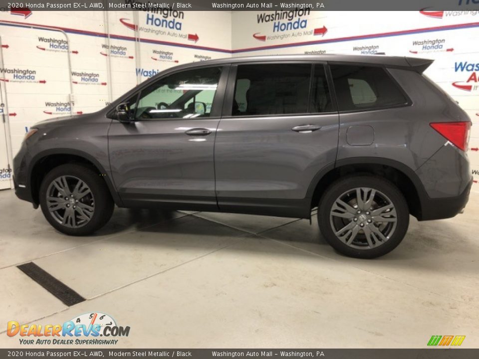 2020 Honda Passport EX-L AWD Modern Steel Metallic / Black Photo #2