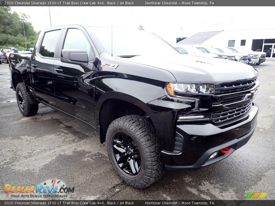 2020 Chevrolet Silverado 1500 LT Trail Boss Crew Cab 4x4 Black / Jet Black Photo #8