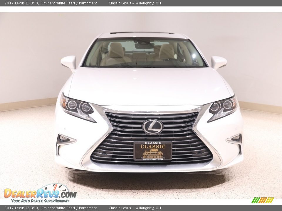2017 Lexus ES 350 Eminent White Pearl / Parchment Photo #2