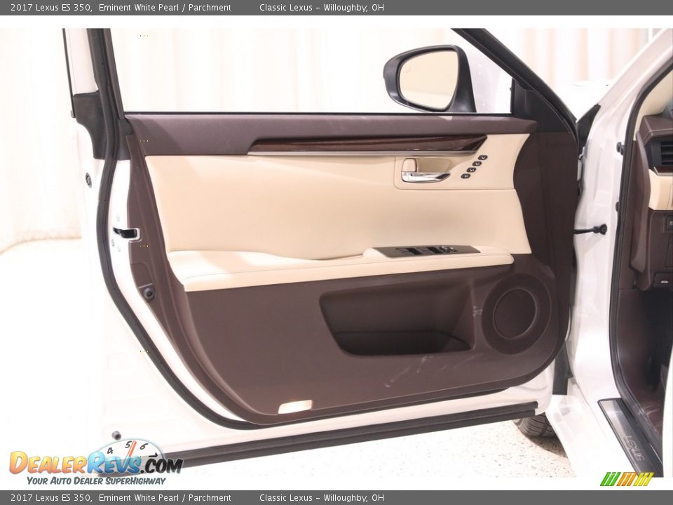 2017 Lexus ES 350 Eminent White Pearl / Parchment Photo #4