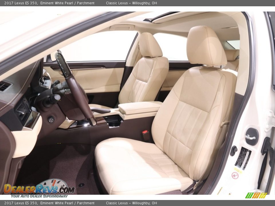 2017 Lexus ES 350 Eminent White Pearl / Parchment Photo #5