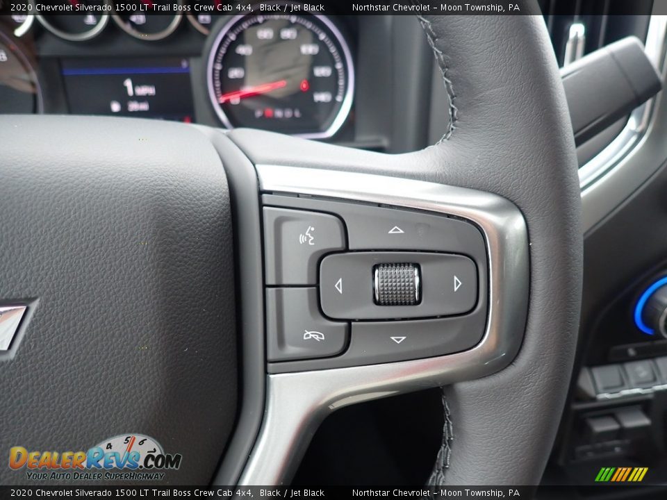 2020 Chevrolet Silverado 1500 LT Trail Boss Crew Cab 4x4 Black / Jet Black Photo #21