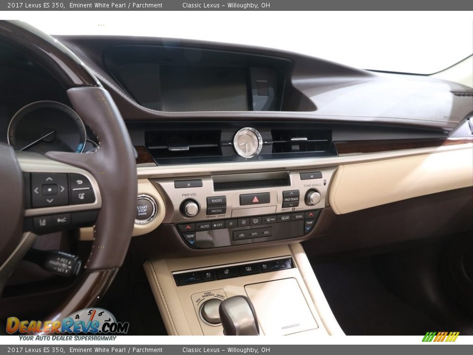 2017 Lexus ES 350 Eminent White Pearl / Parchment Photo #8