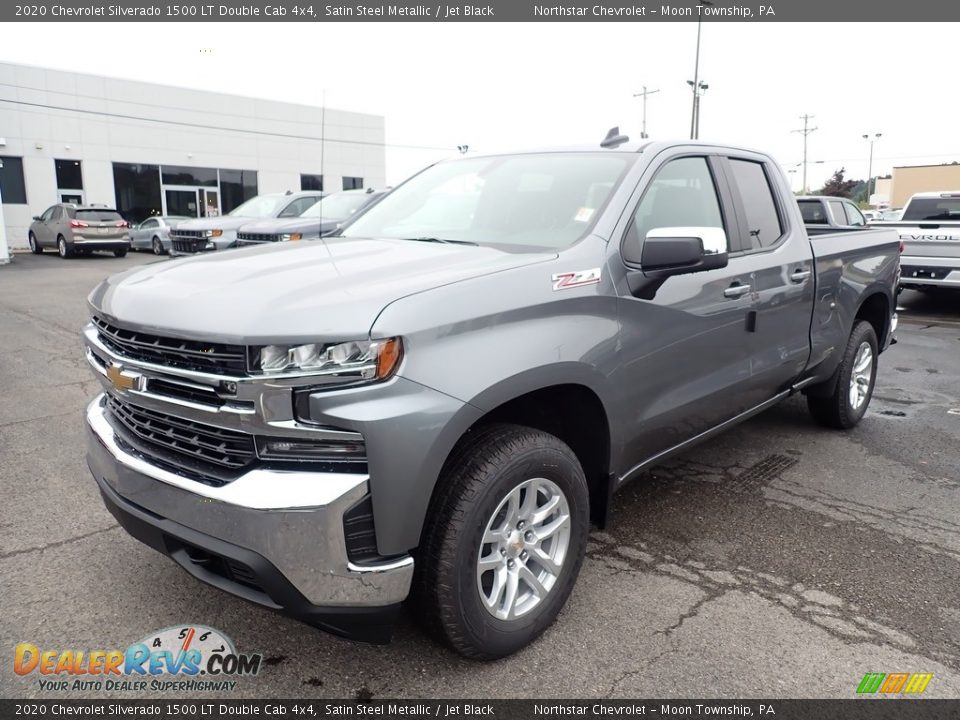 2020 Chevrolet Silverado 1500 LT Double Cab 4x4 Satin Steel Metallic / Jet Black Photo #1