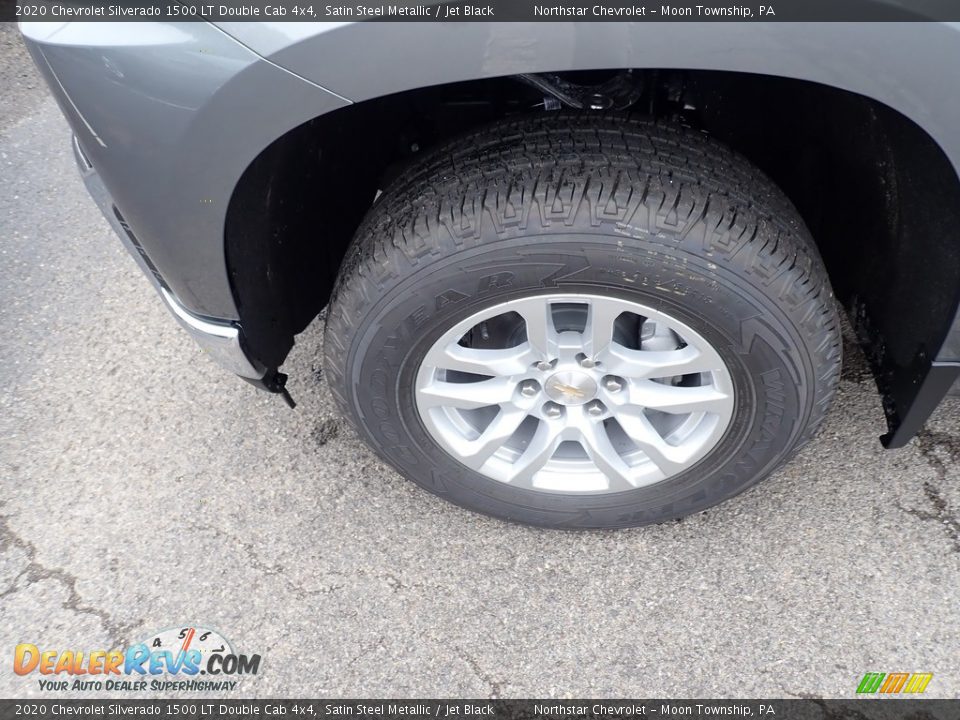 2020 Chevrolet Silverado 1500 LT Double Cab 4x4 Satin Steel Metallic / Jet Black Photo #2