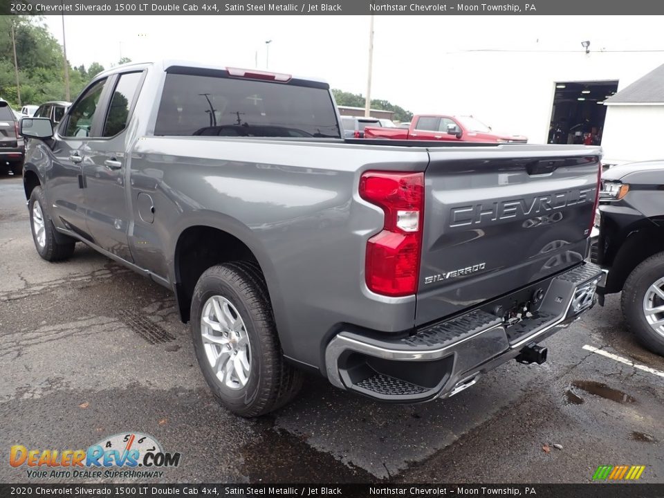 2020 Chevrolet Silverado 1500 LT Double Cab 4x4 Satin Steel Metallic / Jet Black Photo #4