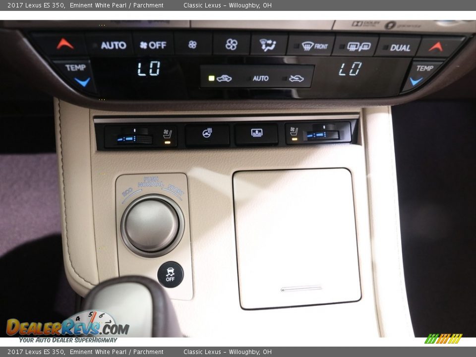2017 Lexus ES 350 Eminent White Pearl / Parchment Photo #14
