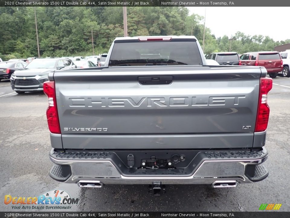 2020 Chevrolet Silverado 1500 LT Double Cab 4x4 Satin Steel Metallic / Jet Black Photo #5