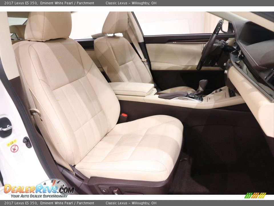 2017 Lexus ES 350 Eminent White Pearl / Parchment Photo #15