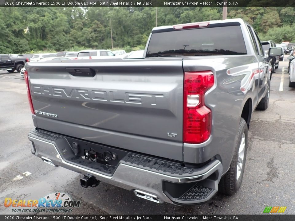 2020 Chevrolet Silverado 1500 LT Double Cab 4x4 Satin Steel Metallic / Jet Black Photo #6