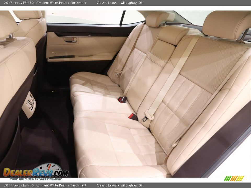2017 Lexus ES 350 Eminent White Pearl / Parchment Photo #17