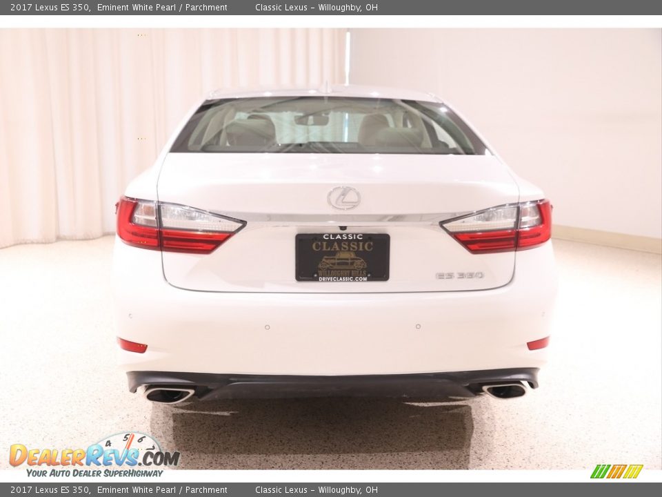 2017 Lexus ES 350 Eminent White Pearl / Parchment Photo #18
