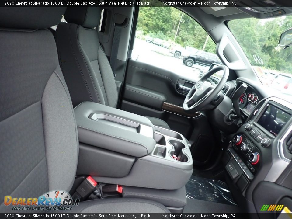 2020 Chevrolet Silverado 1500 LT Double Cab 4x4 Satin Steel Metallic / Jet Black Photo #11
