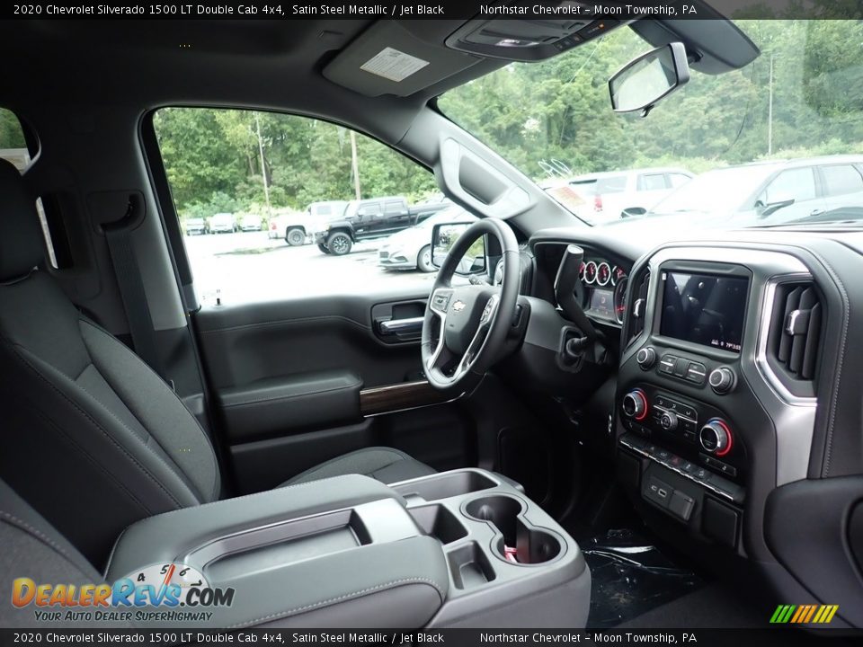 2020 Chevrolet Silverado 1500 LT Double Cab 4x4 Satin Steel Metallic / Jet Black Photo #12