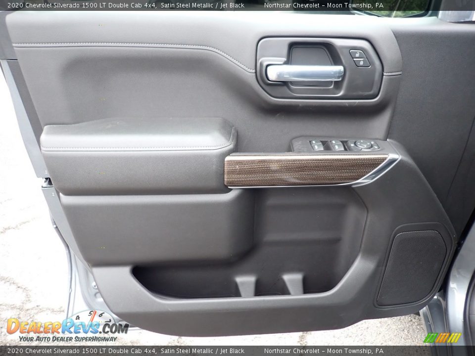 2020 Chevrolet Silverado 1500 LT Double Cab 4x4 Satin Steel Metallic / Jet Black Photo #14