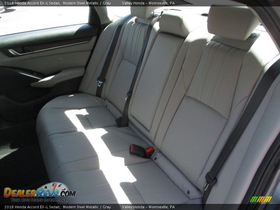 2018 Honda Accord EX-L Sedan Modern Steel Metallic / Gray Photo #13