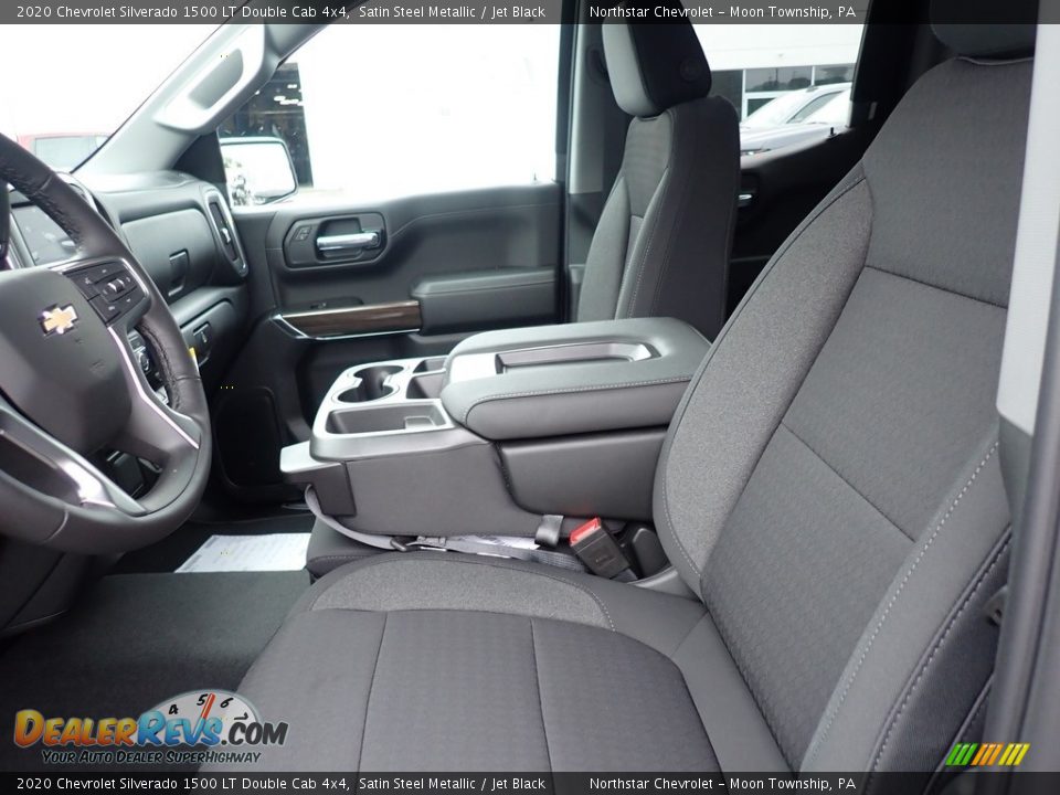 2020 Chevrolet Silverado 1500 LT Double Cab 4x4 Satin Steel Metallic / Jet Black Photo #15