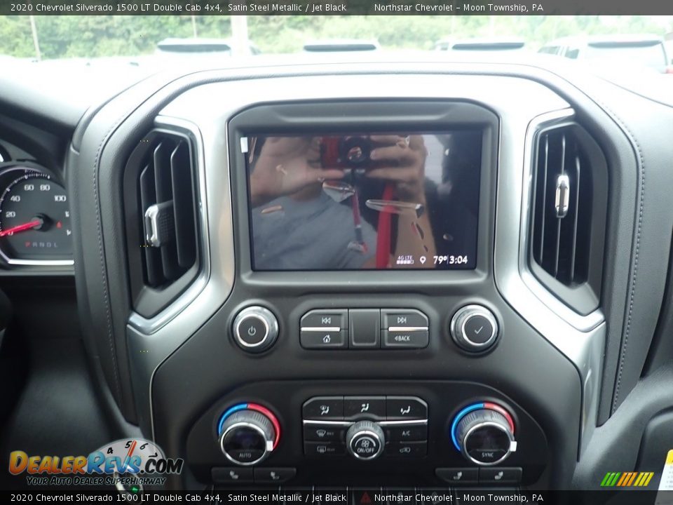 2020 Chevrolet Silverado 1500 LT Double Cab 4x4 Satin Steel Metallic / Jet Black Photo #17