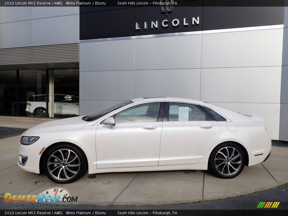 White Platinum 2019 Lincoln MKZ Reserve I AWD Photo #2