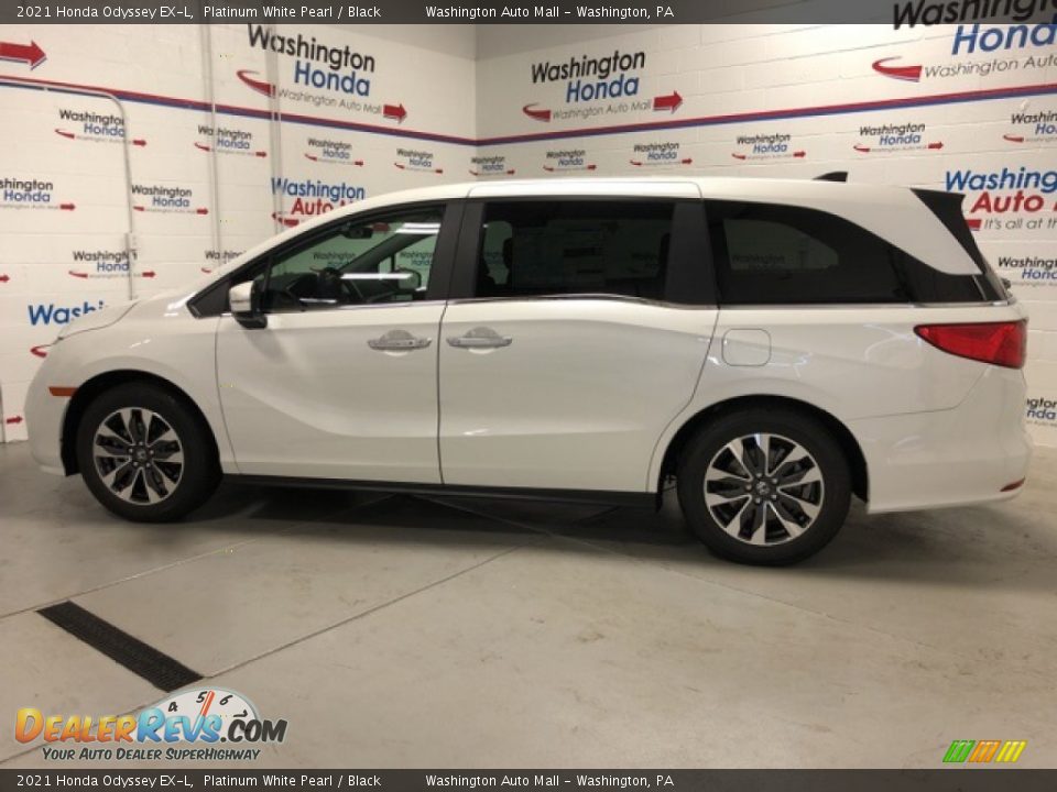 2021 Honda Odyssey EX-L Platinum White Pearl / Black Photo #2