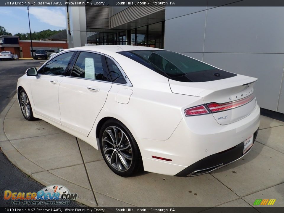 2019 Lincoln MKZ Reserve I AWD White Platinum / Ebony Photo #3