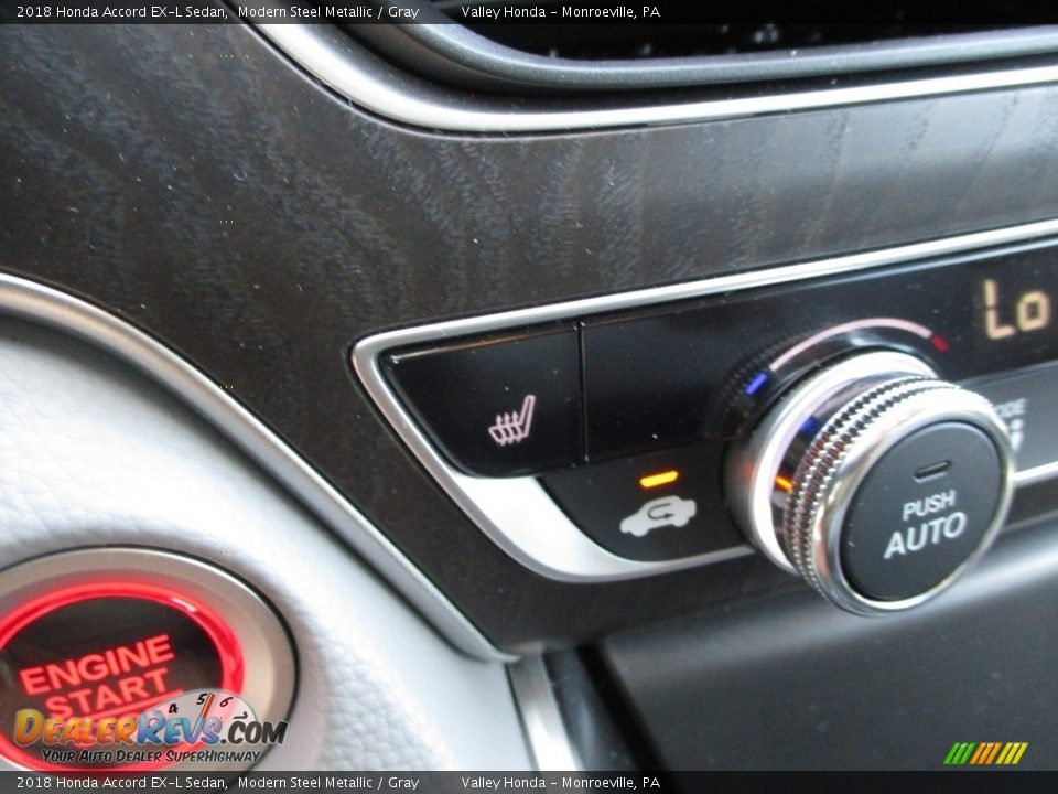 2018 Honda Accord EX-L Sedan Modern Steel Metallic / Gray Photo #16