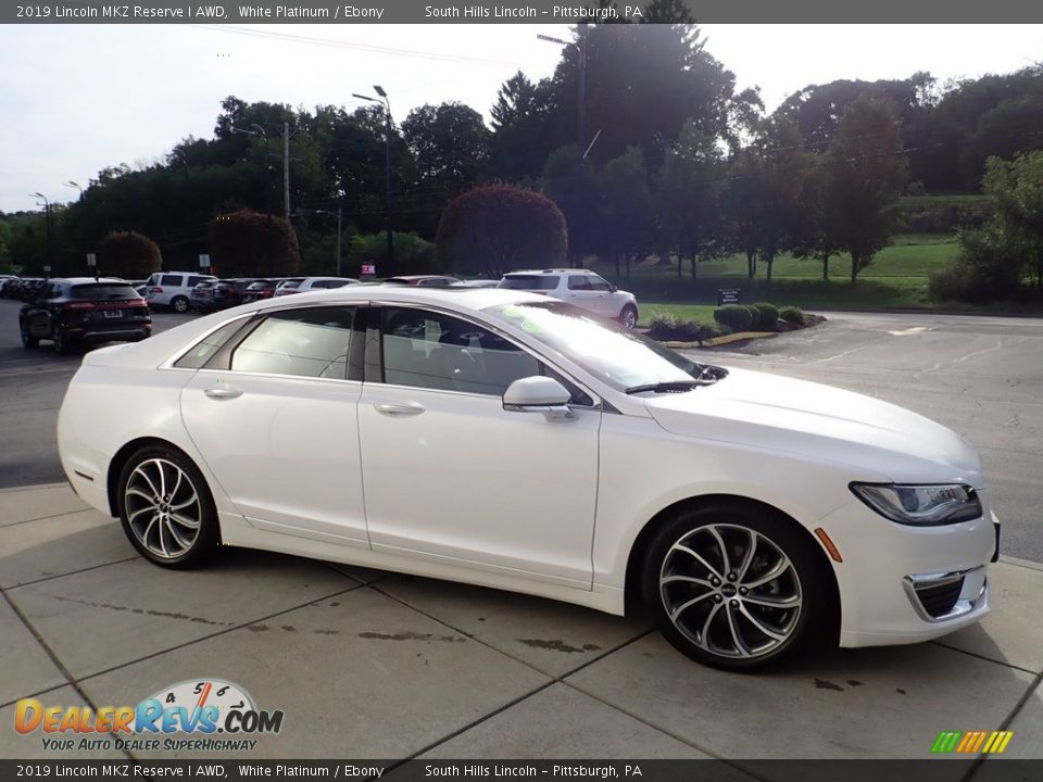 2019 Lincoln MKZ Reserve I AWD White Platinum / Ebony Photo #7