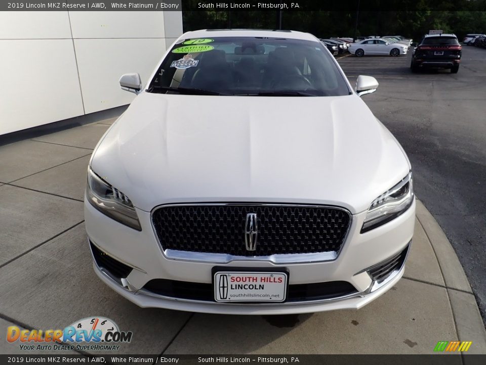 2019 Lincoln MKZ Reserve I AWD White Platinum / Ebony Photo #9