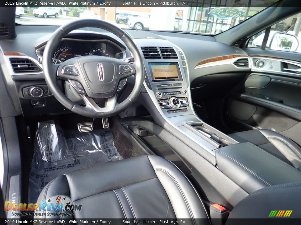 Ebony Interior - 2019 Lincoln MKZ Reserve I AWD Photo #17