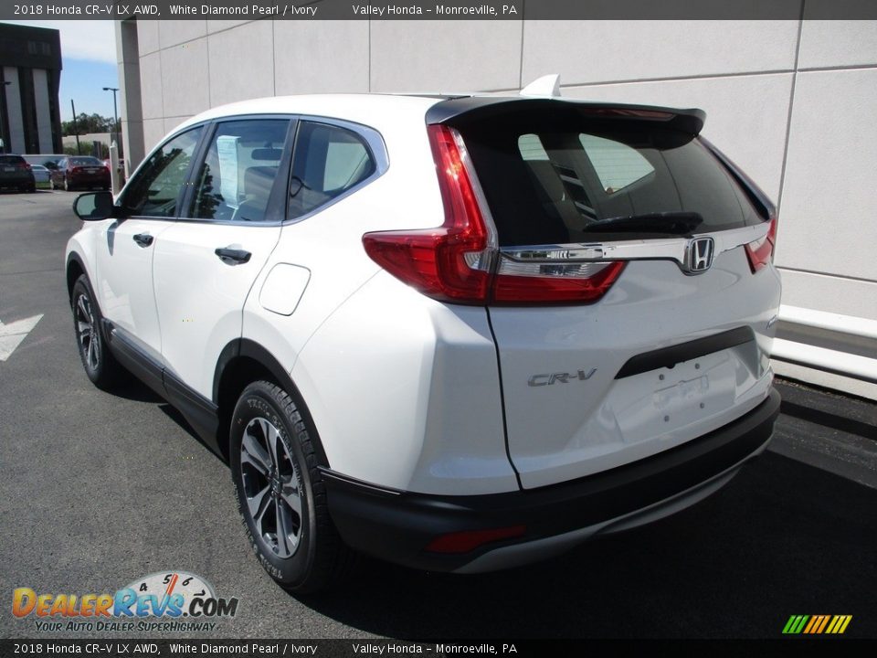 2018 Honda CR-V LX AWD White Diamond Pearl / Ivory Photo #3