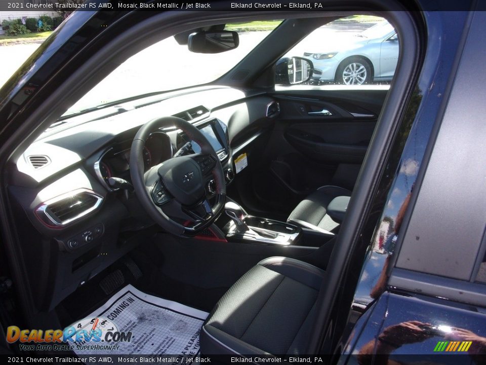 2021 Chevrolet Trailblazer RS AWD Mosaic Black Metallic / Jet Black Photo #13