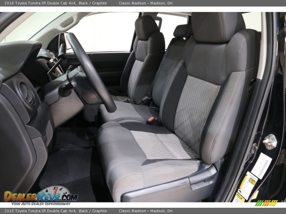 Front Seat of 2016 Toyota Tundra SR Double Cab 4x4 Photo #5