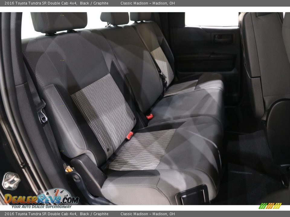Rear Seat of 2016 Toyota Tundra SR Double Cab 4x4 Photo #13