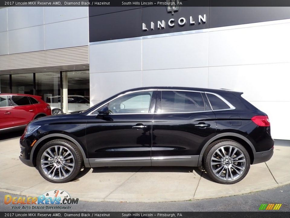 Diamond Black 2017 Lincoln MKX Reserve AWD Photo #2