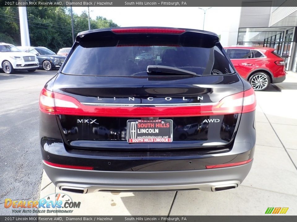 2017 Lincoln MKX Reserve AWD Diamond Black / Hazelnut Photo #4