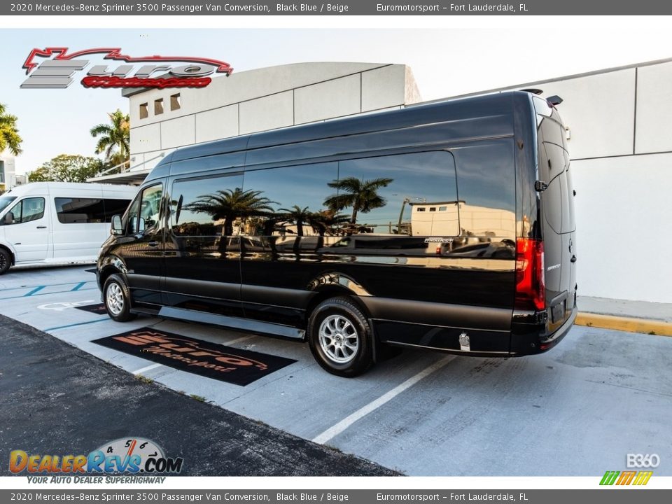 2020 Mercedes-Benz Sprinter 3500 Passenger Van Conversion Black Blue / Beige Photo #3